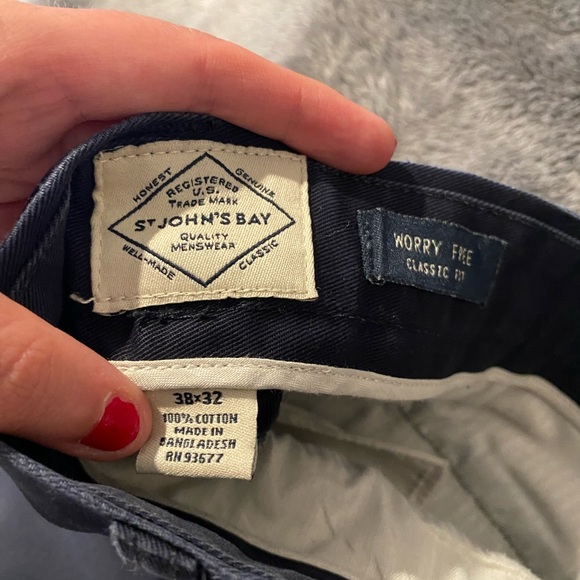 St. John's Bay-Classic Fit, Men's 38x32 Pants - Picture 3 of 4